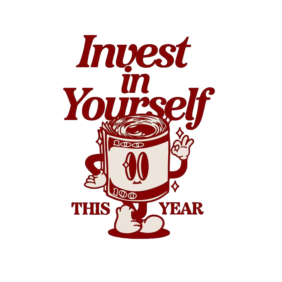 Invest In Yourself This Year Sticker